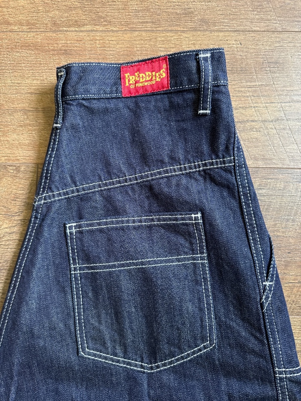 Freddies Of Pinewood Blue A-Line Denim Midi Skirt NWOT 30/W - Picture 6 of 11